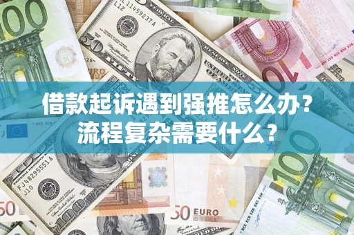 北京借款起诉遇到强推怎么办？流程复杂需要什么？