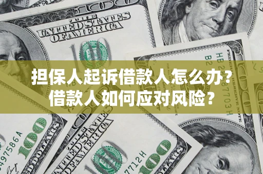 北京担保人起诉借款人怎么办？借款人如何应对风险？