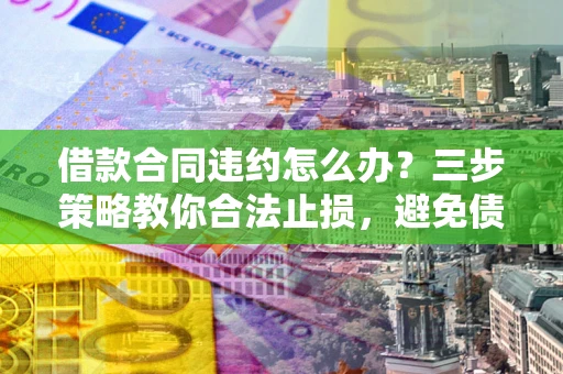 北京借款合同违约怎么办？三步策略教你合法止损，避免债务危机升级